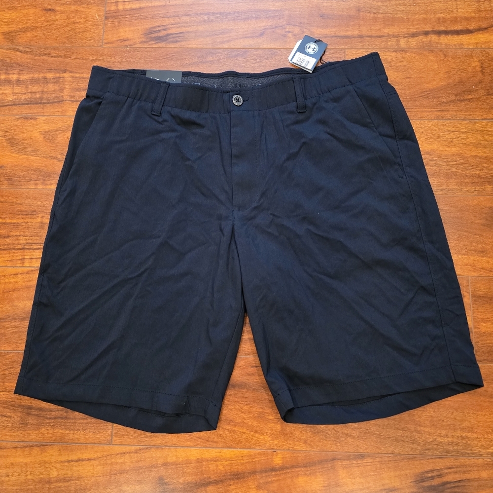 Under Armour UA Men's Flat-Front Showdown Golf  Shorts  Black Size 40